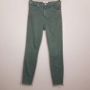 Current/Elliott Stretch Raw Hem Jeans Size 28